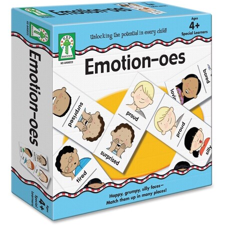 Carson Dellosa Game, Emotion-Oes 6PK CDP840022